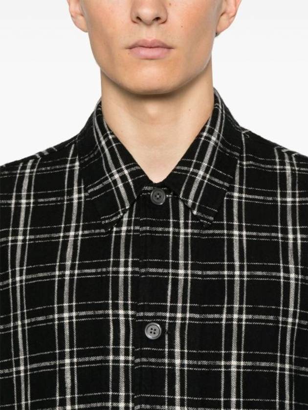 Haven Helix Flannel Long Sleeve Shirt Black - OUR LEGACY - BALAAN 3