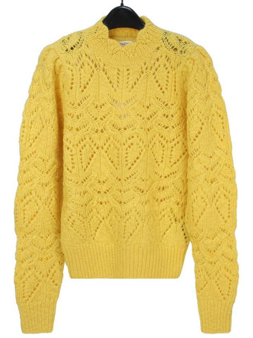 Isabel Marant GALI wool sweater PU1927 081E 10YW YELLOW IMA227ye - ISABEL MARANT - BALAAN 1