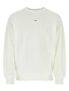 Boxy Micro Logo Sweatshirt White - A.P.C. - BALAAN 1