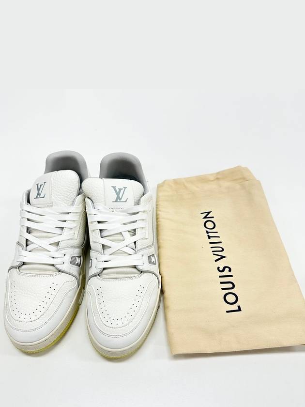 LV trainer sneakers white size 8 5 - LOUIS VUITTON - BALAAN 6