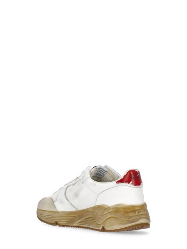 Men's Running Sole Red Star Low Top Sneakers White - GOLDEN GOOSE - BALAAN 4