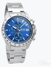 Spirit Chronograph Watch Silver Blue - SEIKO - BALAAN 2