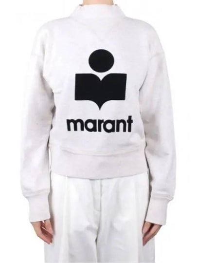 Moby Logo Print Sweatshirt Ecru - ISABEL MARANT - BALAAN 2