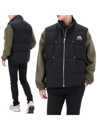 Logo Montreal Padded Vest Navy - MOOSE KNUCKLES - BALAAN 2