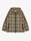 Check Hooded Jacket Archive Beige - BURBERRY - BALAAN 2