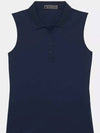 Collar Pleated Sleeveless Navy - G/FORE - BALAAN 2