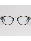 Blue light blocking glasses frame TF5920DB 005 round horn rim eye protection - TOM FORD - BALAAN 3