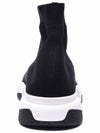 Speed Trainer  High Top Sneakers Black White - BALENCIAGA - BALAAN 5