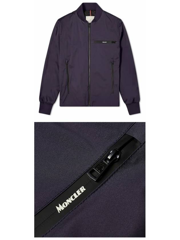 Leos LEOS logo zip-up jacket navy - MONCLER - BALAAN 5