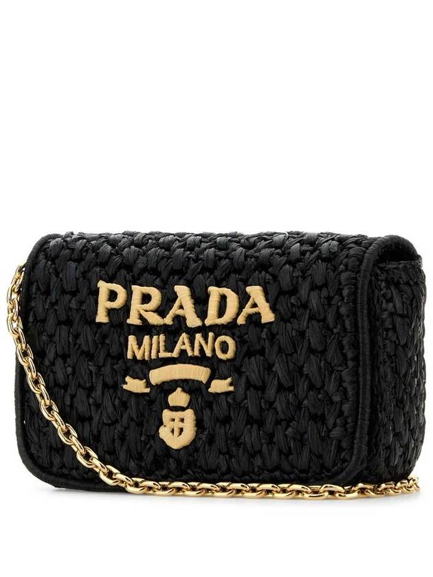 WOVEN FABRIC SHOULDER BAG 1BF135_2M2T_F0ES - PRADA - BALAAN 3