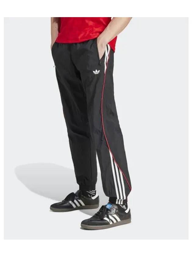 adidas Premium Track Pants Black Scarlet IX7347 - ADIDAS - BALAAN 1