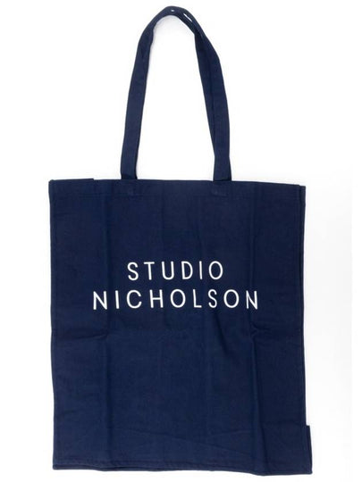 Logo standard tote bag eco dark navy SNW217 DARKNAVY - STUDIO NICHOLSON - BALAAN 2