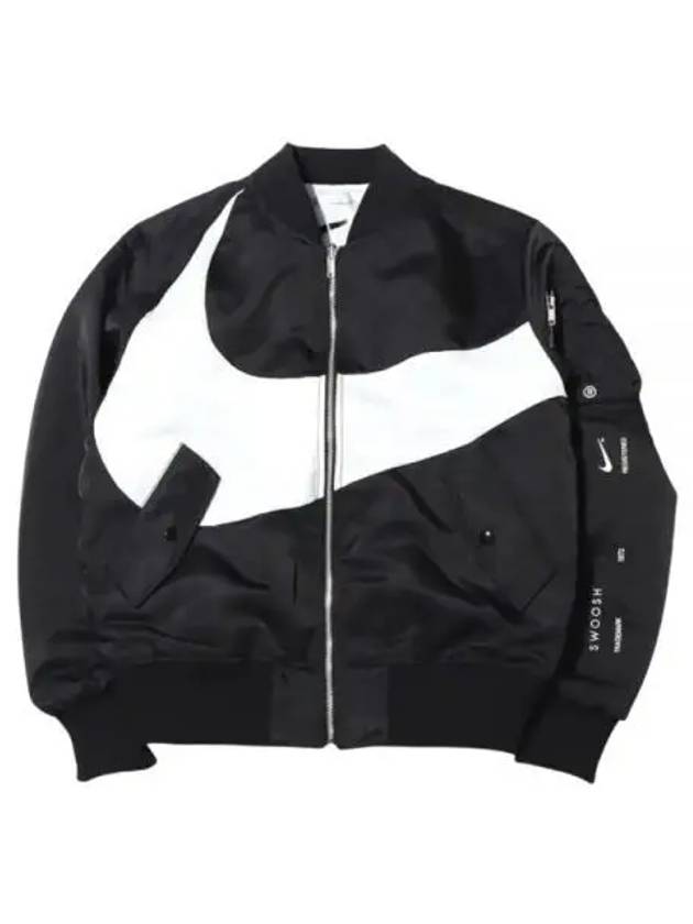 Men's NSW Swoosh Therma Fit Bomber Jacket Black - NIKE - BALAAN 2