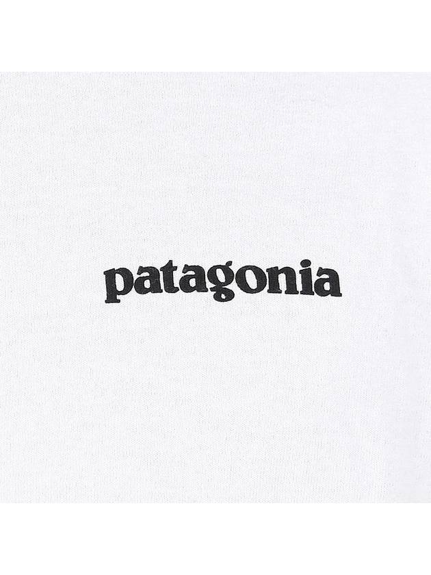 P 6 Logo Responsibili Short Sleeve T-Shirt White - PATAGONIA - BALAAN 7