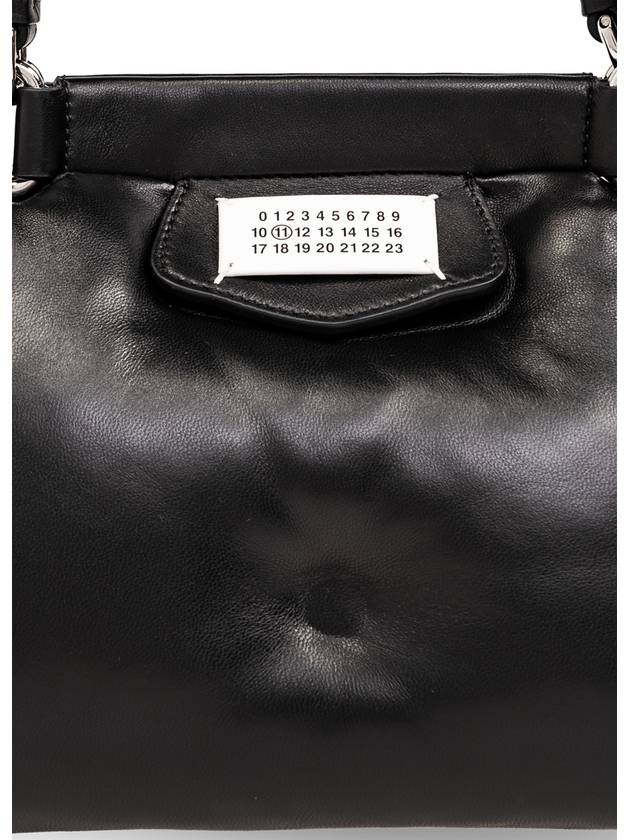 Small Glam Slam Leather Tote Bag Black - MAISON MARGIELA - BALAAN 7