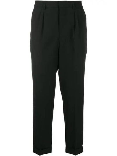 Men's Tapered Straight Pants Black - AMI - BALAAN 2