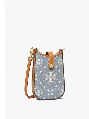 Monogram Denim Smartphone Cross Bag Multi Domestic Product GM0024013134532 - TORY BURCH - BALAAN 1