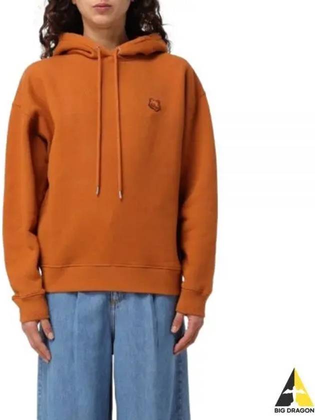 Bold Foxhead Patch Comfort Hoodie Orange - MAISON KITSUNE - BALAAN 2