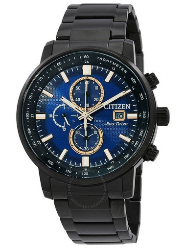 Citizen Chronograph Quartz Blue Dial Men's Watch CA0845-83L - CITIZEN - BALAAN 1