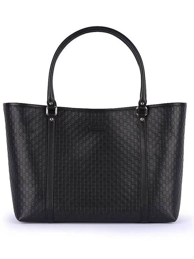 Microguccissima GG Leather Tote Bag Black - GUCCI - BALAAN 2