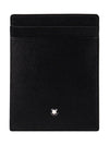 Logo Leather Card Wallet Black - MONTBLANC - BALAAN 2