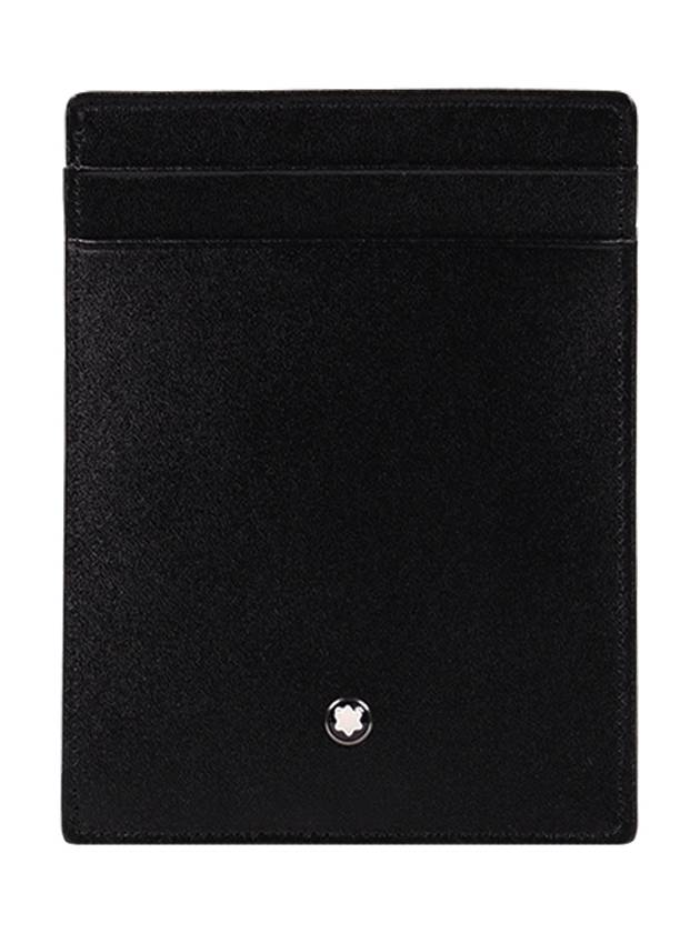 Logo Leather Card Wallet Black - MONTBLANC - BALAAN 2