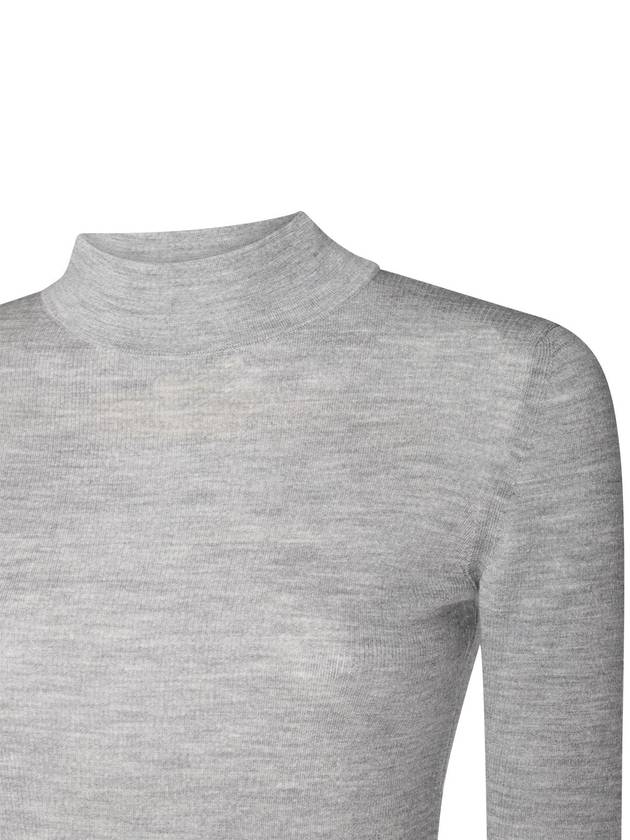 Malo Grey Wool Knitwear - MALO - BALAAN 3