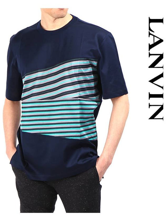 Men's Short Sleeve T-Shirt RMJE0005P16 29 - LANVIN - BALAAN 1