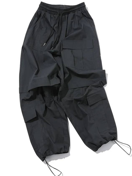Double pocket wide cargo pants charcoal - CPGN STUDIO - BALAAN 2