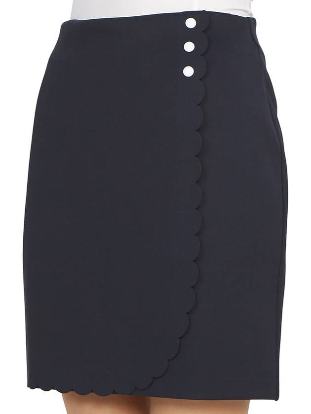 Women's Anna Mini H-Line Skirt Navy - J.LINDEBERG - BALAAN 9