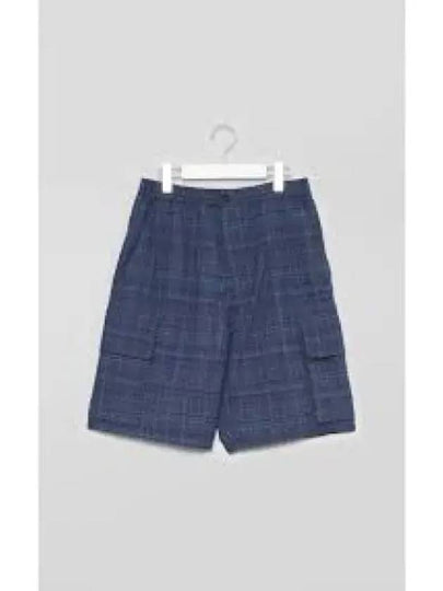 Check Cargo Shorts Navy - MARNI - BALAAN 2