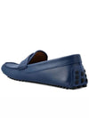 Men's Blue Interlocking Logo Driving Shoes 7301481XH60 4236 - GUCCI - BALAAN 3