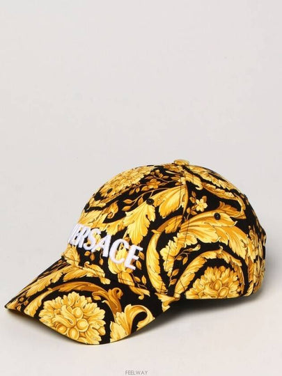 Barocco Logo Ball Cap Yellow - VERSACE - BALAAN 2