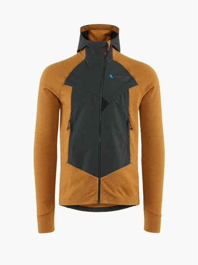 Men's Hugin Zip Up Hoodie Raven Mustard - KLATTERMUSEN - BALAAN 2