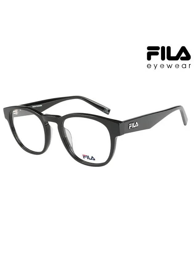 Glasses Frame VFI211 0700 Round Men Women Glasses - FILA - BALAAN 2