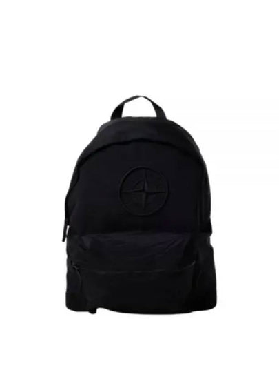 Compass Logo Nylon Backpack Black - STONE ISLAND - BALAAN 2