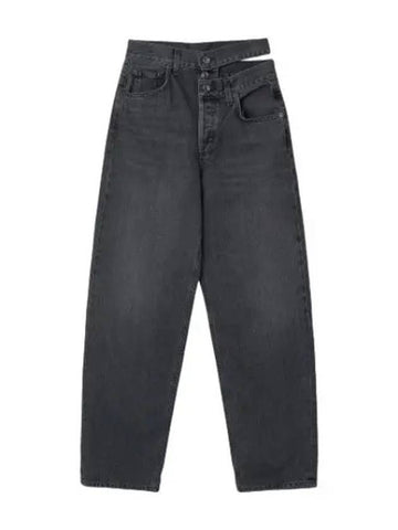 A Goldie Broken Waistband Denim Pants Black Jeans - AGOLDE - BALAAN 1