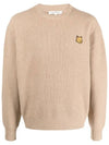 Maison Kitsune Bold Fox Head Patch Men s Wool Knit LM00818 H251 - POLO RALPH LAUREN - BALAAN 2