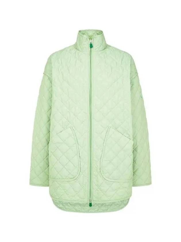 TALITA diamond quilted jacket light green - SAVE THE DUCK - BALAAN 1