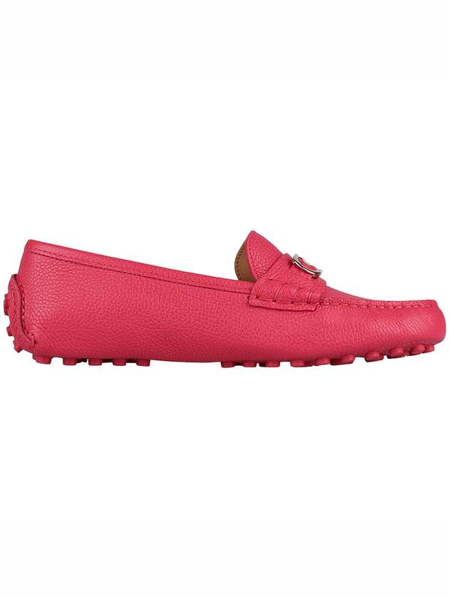 Gancini Driving Shoes Pink - SALVATORE FERRAGAMO - BALAAN 5