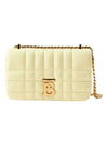 Quilted Leather Mini Lola Cross Bag Cool Lemon - BURBERRY - BALAAN 1