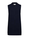 Women's V-neck Knit Midi Dress Blue - MAISON MARGIELA - BALAAN 2