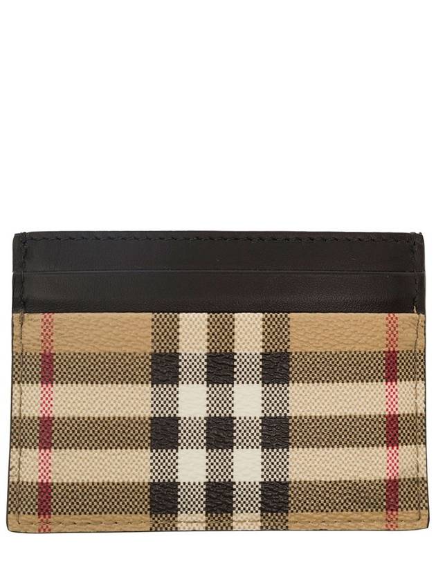 Vintage Check Card Wallet Beige - BURBERRY - BALAAN 2