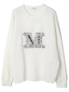 Palato Wool Knit Top White - MAX MARA - BALAAN 2