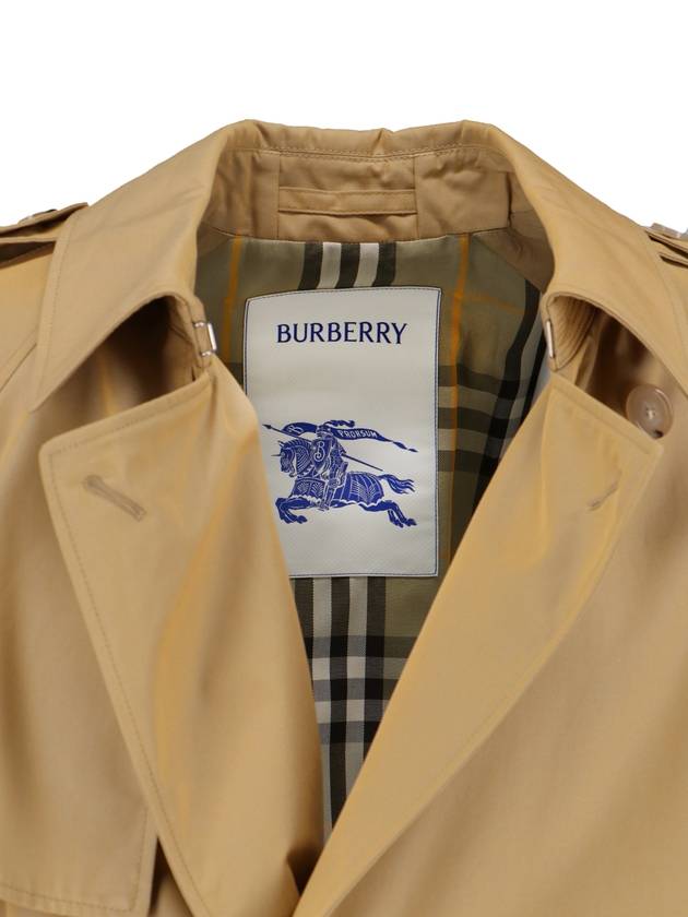 long gabardine trench coat 8087617 - BURBERRY - BALAAN 6