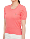 Bea Knit Top Coral - VIVIENNE WESTWOOD - BALAAN 3