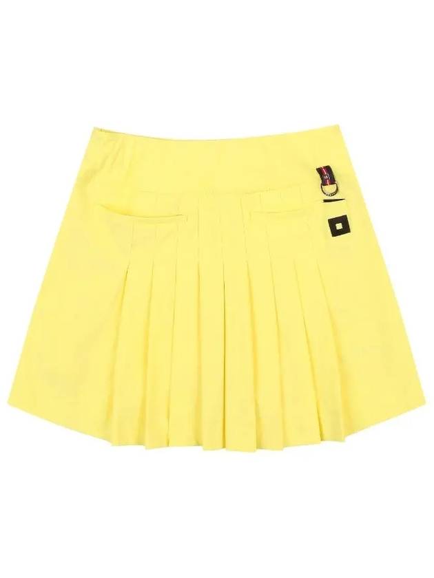 Inverted Pleated Detail Culottes OF4023LAYELLOW - ONOFF - BALAAN 2