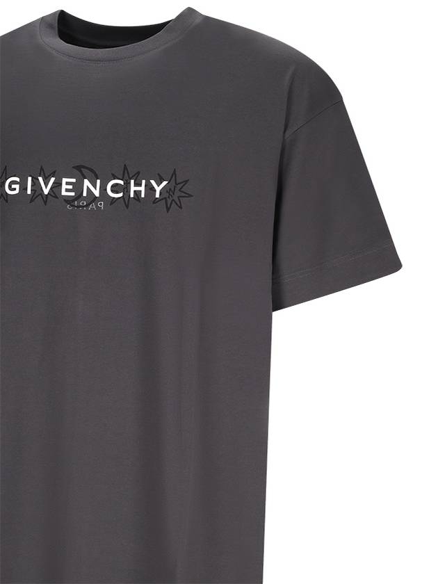 Tarot Print Reverse Short Sleeve T Shirt Rosewood - GIVENCHY - BALAAN 4