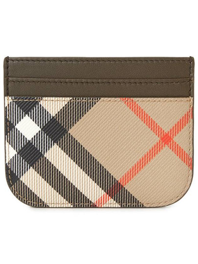 Check Card Wallet Beige - BURBERRY - BALAAN 2