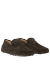 Men's Suede Gommino Driving Shoes Brown - TOD'S - BALAAN 2